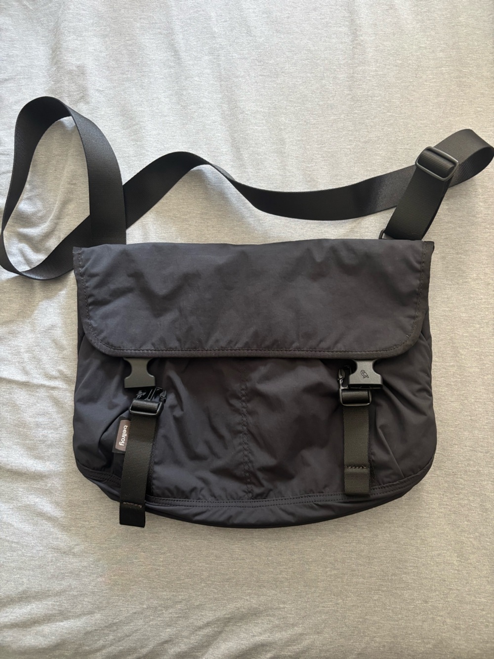 Bellroy Black Nylon Messenger Bag